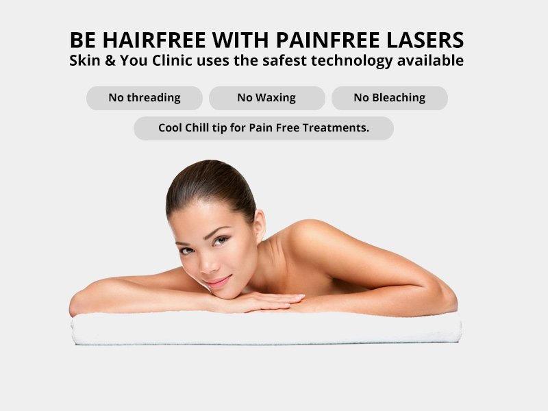 Be Hair Free with Painfree Lasers